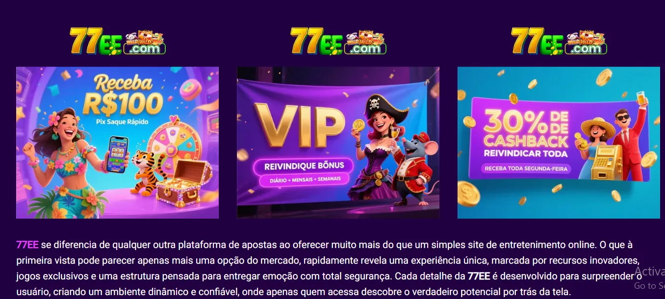 Por que escolher o 77ee